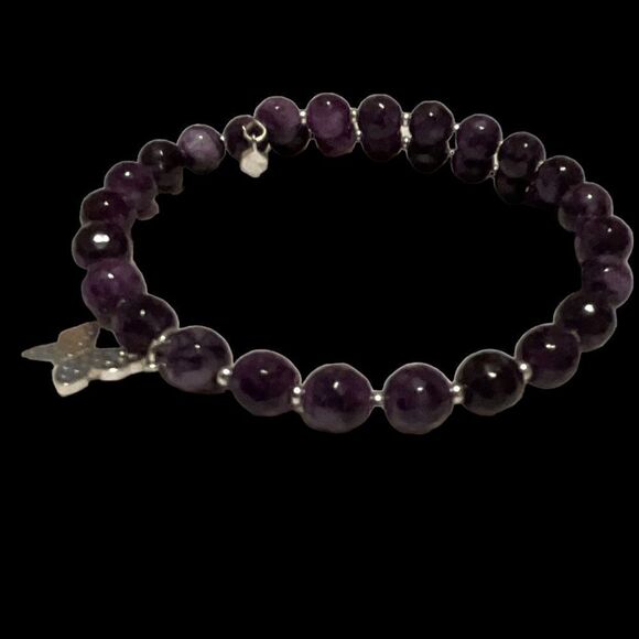 Real Amethyst Wrap Bracelet - Picture 8 of 11